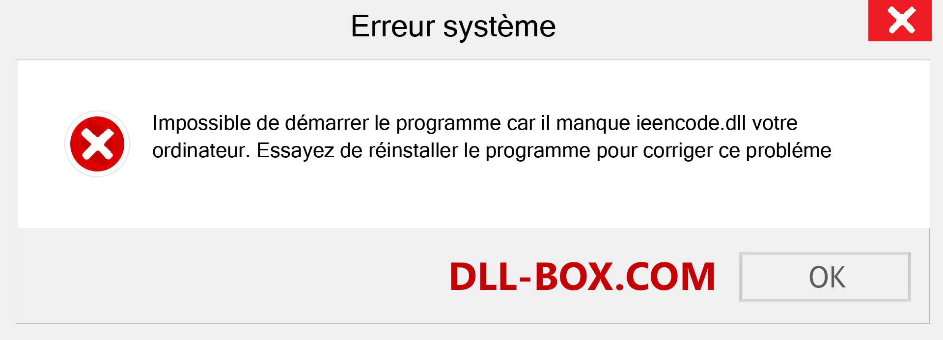 Le fichier ieencode.dll est manquant ?. Télécharger pour Windows 7, 8, 10 - Correction de l'erreur manquante ieencode dll sur Windows, photos, images